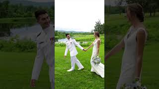 Coast Guard Couple Take Romantic Stroll! #shorts #coastguard #wedding