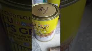 ps Gray primer 'Metal & Wood #asianpaint #woodfinishing #rppainter #diy