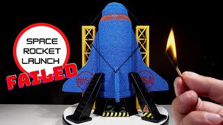 Matchstick craft chain reaction failure 🔥 | Nasa rocket launch fails 😡🚀