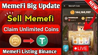 😱 MemeFi Airdrop Withdraw Update, MemeFi Listing Update, Claim Unlimited MemeFi Coin