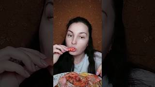 Eating shrimp 🍤 #mukbang