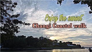 Changi Coastal Walk Sunset | Singapore #changicoastalwalk  #singaporesunset #chasingsunset