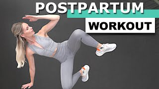 Erstes Workout nach RÜCKBILDUNG - 17 MIN postpartum Bodyweight Workout 💪🏻🤱🏼 Fit nach Schwangerschaft