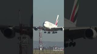 #emirates #airbus #a380 #landing #airplane #aircraft #planespotting