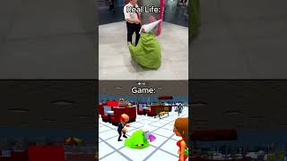 🧙‍♂SECURITY VS GREEN WIZARD GNOME,GAME VS REAL LIFE!            #funny #mall #prank #crawly