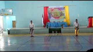 atraksi silat KORK di GOR ATAMBUA { jurus seni tingkat sabuk hitam } hormat saudara 🙏🙏💪💪