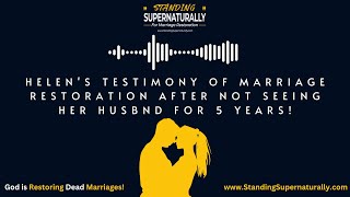 Testimony of Marriage Restoration After Not Seeing Her Husband for 5 years! #marriagerestoration