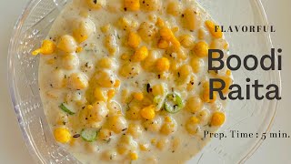 Flavorful Boondi Raita| Chatpata Boondi Raita | Raita with different taste| My mom's recipe