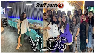 VLOG: Staff party🎉