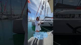 #shorts #catamaran On a acheté un bateau pour faire le tour du monde en famille ⛵️ 🧡