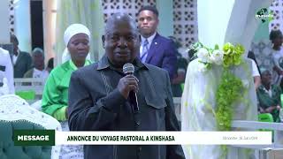 MESSAGE D'ANNONCE DU VOYAGE PASTORAL DU CHEF SPIRITUEL A KINSHASA