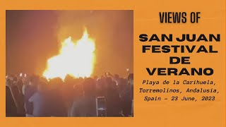 San Juan Festival de Verano, Playa de la Carihuela, Torremolinos, Andalusia, Spain - 23 June, 2023