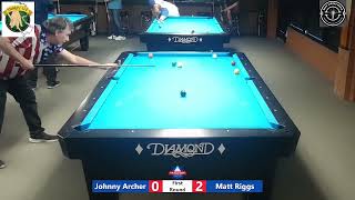 Johnny Archer vs Matt Riggs - Smokin' Cue 30th Anniversary 9 Ball Tournament - First Round - 6/22/24