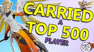 Guess My Top 500 Friend? Overwatch 2 Ranked Mercy Gameplay