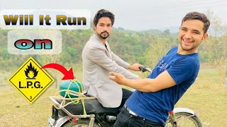 how to run bike on lpg/IK CREATORS