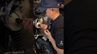 Royal Enfield Interceptor 650 - Replacing the stock light  for LED light (Short Video Tutorial)