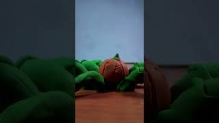 Scary Pumpkin Stop motion #shorts