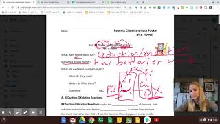 Unit 13 Redox Part A: Intro to Redox & Electrochemistry