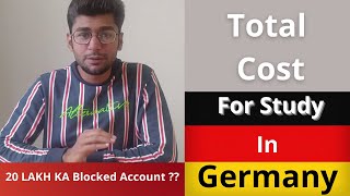 Total Cost For Study in Germany || Total Expenses For Master Study || Urdu/Hindi