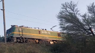 New Katni Jn WAG9HC 41782 hauled Freight Crossing Chandigarh at Speed