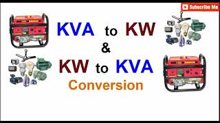 KW to KVA Calculation in Urdu/Hindi for Generator Load | Easy