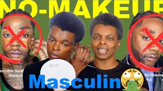 Masculine No-Makeup Makeup Look! Non Cakey And Natural