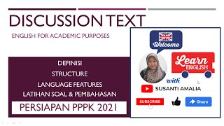 LATIHAN SOAL READING| DISCUSSION TEXT