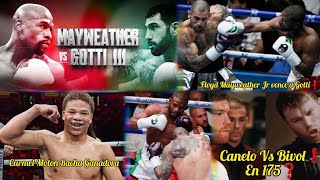 Floyd Mayweather Jr vs John Gotti 3❗️Curmel Moton KO 1Round🥊Julio Cesar Chavez/ Canelo vs Bivol 2❓️