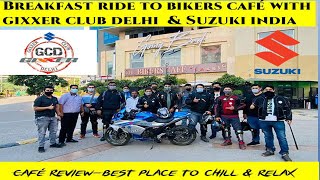 BREAKFAST RIDE TO BIKERS CAFE CLASSIC| GURUGRAM| CAFE REVIEW