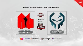 🟢[LIVE] ARMY GENIUSES VS EXECRATION|  B03 | Moon Studio New Year Showdown