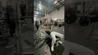 Bench pressing 105KG at body weight of 76kg. #gym