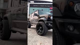 Modified jimny @mongatyrespvt.ltd.ludhiana8631 #automobile #carlovers  #mustang #cars #alloywheel