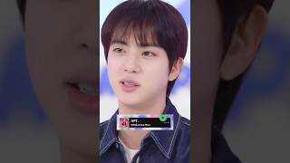 Jin enjoys kpop song “APT.” Rose & Bruno Mars :) #bts #jin #kimseokjin #rose #brunomars }#shorts