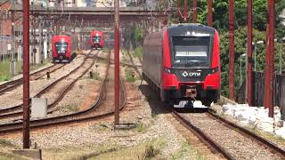 CPTM Movimento de Trens na estação Tatuapé