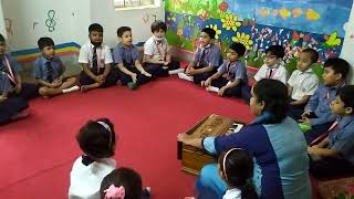 KG 2Music class.  Topic How to parctice sa re ga ma palta?