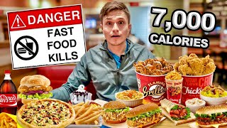 Eating Americas WORST Diet! *HORRIBLE*