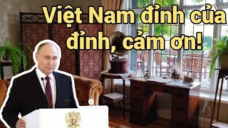 Ông Tổng thống Putin cảm ơn Việt Nam...