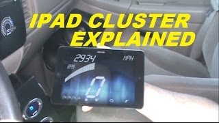 IPAD DASH GAUGE CLUSTER EXPLAINED