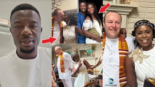 Kwaku Manu’s Ex-Wife Marries White Man In US Three Years After Divorce