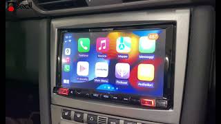 Porsche Carrera 997 Mk1 Alpine CarPlay retrofit