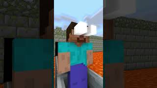 Help Herobrine choose a rail - Minecraft Challenge #shorts #minecraft #memes #funny # #animation