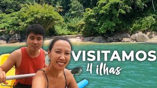 PASSEIO ILHAS DO NORTE E COMEMOS FLORES | VLOG EM PARATY #4 | KUNIS POR AÍ