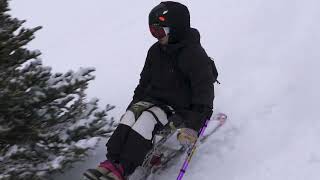 Drew Asaro's First Sit Ski Experience