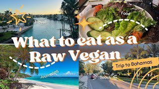 What To Eat As A Raw Vegan In Bahamas | Part 04