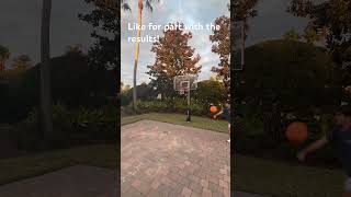 Which Basketball Trickshot made it?!? #trickshots #trickshot #shorts