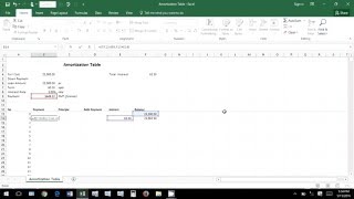 EXCEL TUTORIAL: Amortization Tables!!!