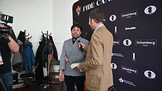 Hikaru Nakamura interview by Mike Klein after round 13 draw - 2024 Candidates