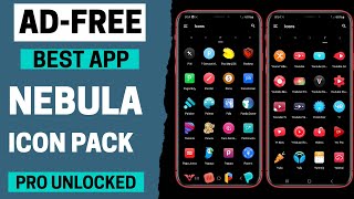 Best Free Paid Nebula Icon Pack App for Android