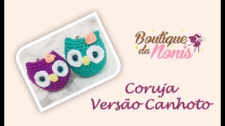 Chaveiro Coruja (versão canhoto) | PAP Amigurumi