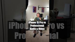 Professional Audio & Video vs iPhone! 📱 Which is best? 👀